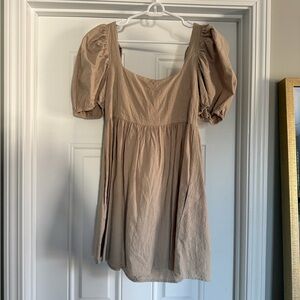 Altar’d State Tan Mini Dress
